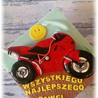 motorcycle cake :-)