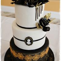 Steampunk wedding cake