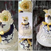 Purple Radiance -Wedding Cake