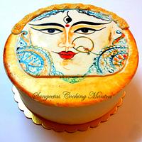 " Durga Maa " theme cake