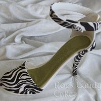 Zebra Print Shoe