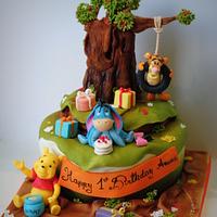 Winnie the Pooh - Cake by Rabarbar_cakery - CakesDecor