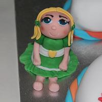 Number two doll cake