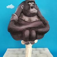 Gorilla on a Pillar