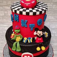 Mcqueen and friends cake