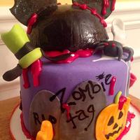 Zombie Disney cake