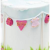 Babyshower cake for a girl