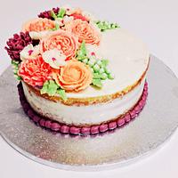 Buttercream flowers cake Buttercream flowers cake