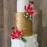 Clematis Wedding Cake