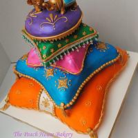 Indian inspired pillow cakes