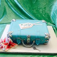 Suitcase, luggage cake
