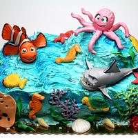 Nemo Birthday Cake