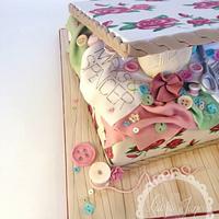 Sewing Box Cake