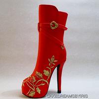 High heel sugar boot