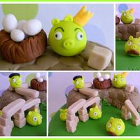 Almost Playable Angry Birds Cake