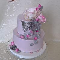 Elegant flower cake Elegant flower cake
