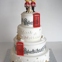 London wedding cake