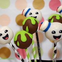 Ghostbusters cakepops. Ghostbusters cakepops.