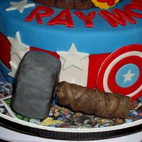 Avengers Superheroes Cake