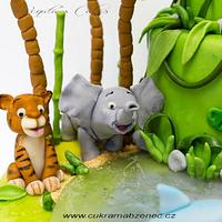 Animal Cake For A Little Boy