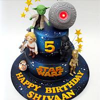 Starwars Theme Cake
