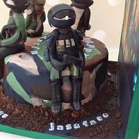 Battlefield Hardline Birthday cake 