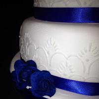 miniture wedding cake 4"6"8"