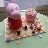 Peppa pig Cake  
