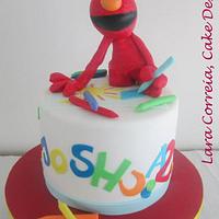 Elmo paint´s for Joshua 2nd birthday