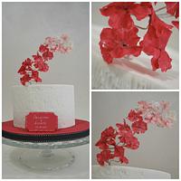 Primrose wedding cake