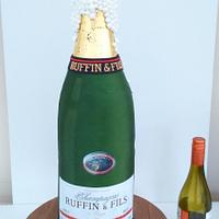 Ruffin & Fils Champagne Bottle Methuselah size! 