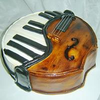 Piano/Cello Cake