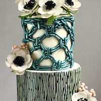 MACRAME VINTAGE WEDDING CAKE