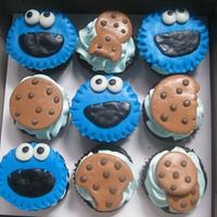 Cookie monster toppers