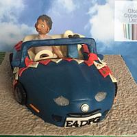 Convertible Car Cake
