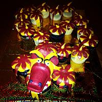 Chinese New Year Dragon Cupcakes