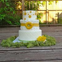 Lemon/Lime Wedding cake 