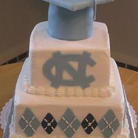 University of North Carolina Graduation Cake