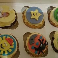 Nursery rhyme cupcakes