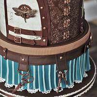 Steampunk birthday cake