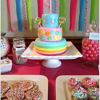 Sweet Shoppe Birthday Cake