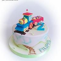 Bob the train - Cake by Zuzana Kmecova - CakesDecor