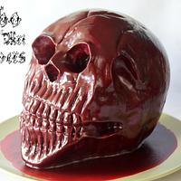 Human Skull Cake 