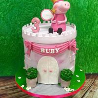 Ruby - Peppa Pig Birthday Cake