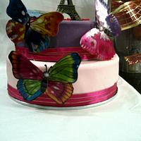 Another Butterfly cake in Paris