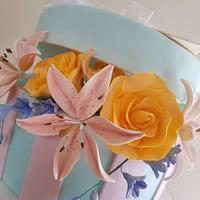 Flower box cake