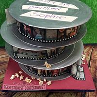 Sophie - Film Reel Birthday Cake