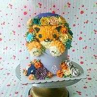 Kitty Flower Hatbox