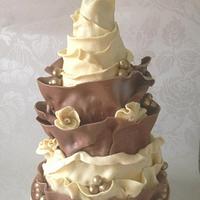 Chocolate wrap cake