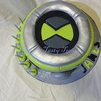 Ben 10 omnitrix watch cake.